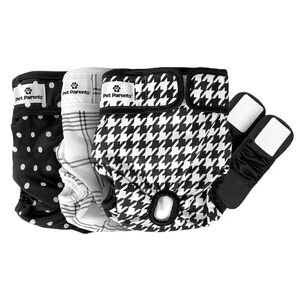 NWB Premium Washable Dog Diapers & Extenders, (3pack) of Male Female Dog Diapers